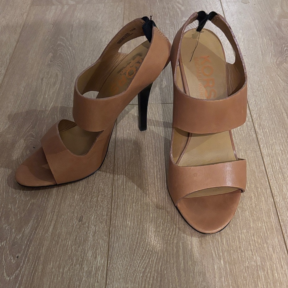 Michael Kors Brown Strappy Heels